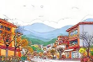 夜行档案封面，夜色中的档案柜与手电光