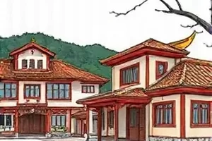 云端花店封面，漂浮在云端的玻璃花房